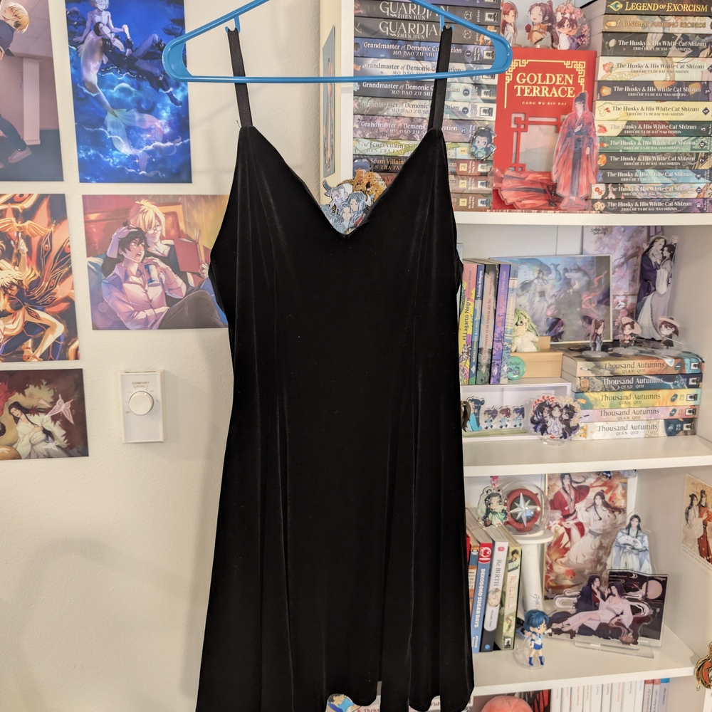 Blackmilk Black Strappy Mini Dress